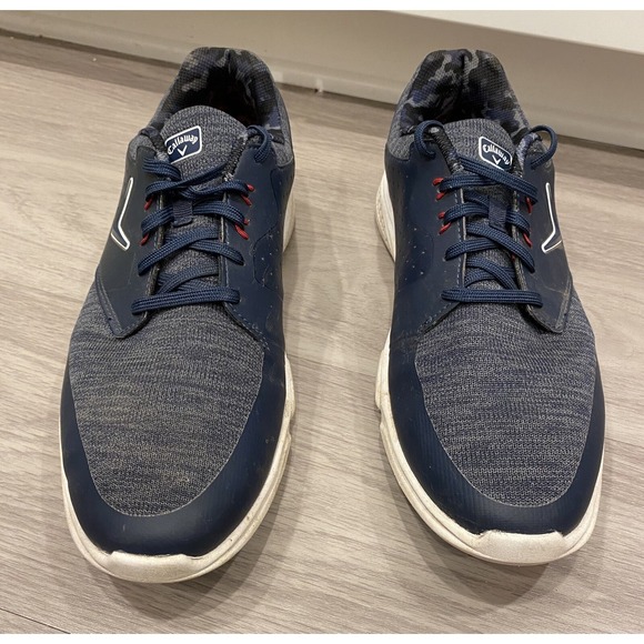 Callaway Golf Shoes Size 12 D Mens Solana SL V2 Golf Shoe Navy Blue CG401NV EUC main image 6